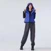 Custom Winter Outerwear Hooded Full Zip Puffer Vest
