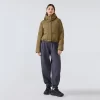 Winter Hooded Short Puffy Jacket Warm Puffer Down Coat