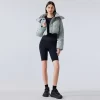 Winter Cropped Puffer Jacket Custom Short Bubble Coat