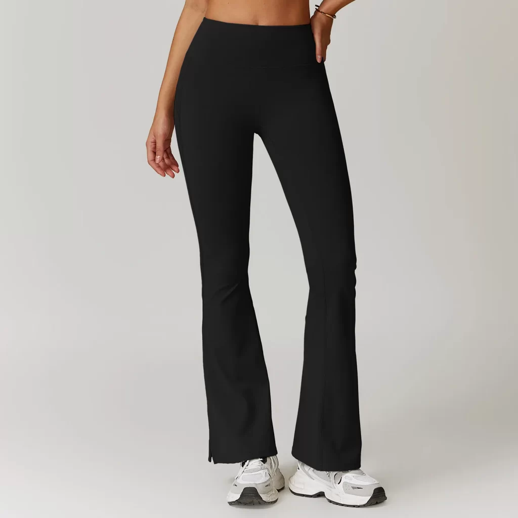 Custom Women High Waist Workout Yoga Flare Leggings