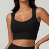 Sports Padded Crop Tank Yoga Bras Workout Fitness Top athletic apparel manufacturers