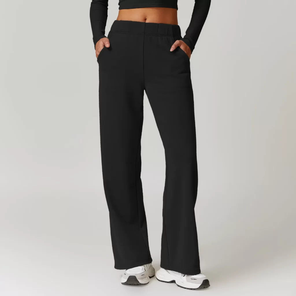 Wholesale Activewear Straight Leg Sweatpants with Pockets