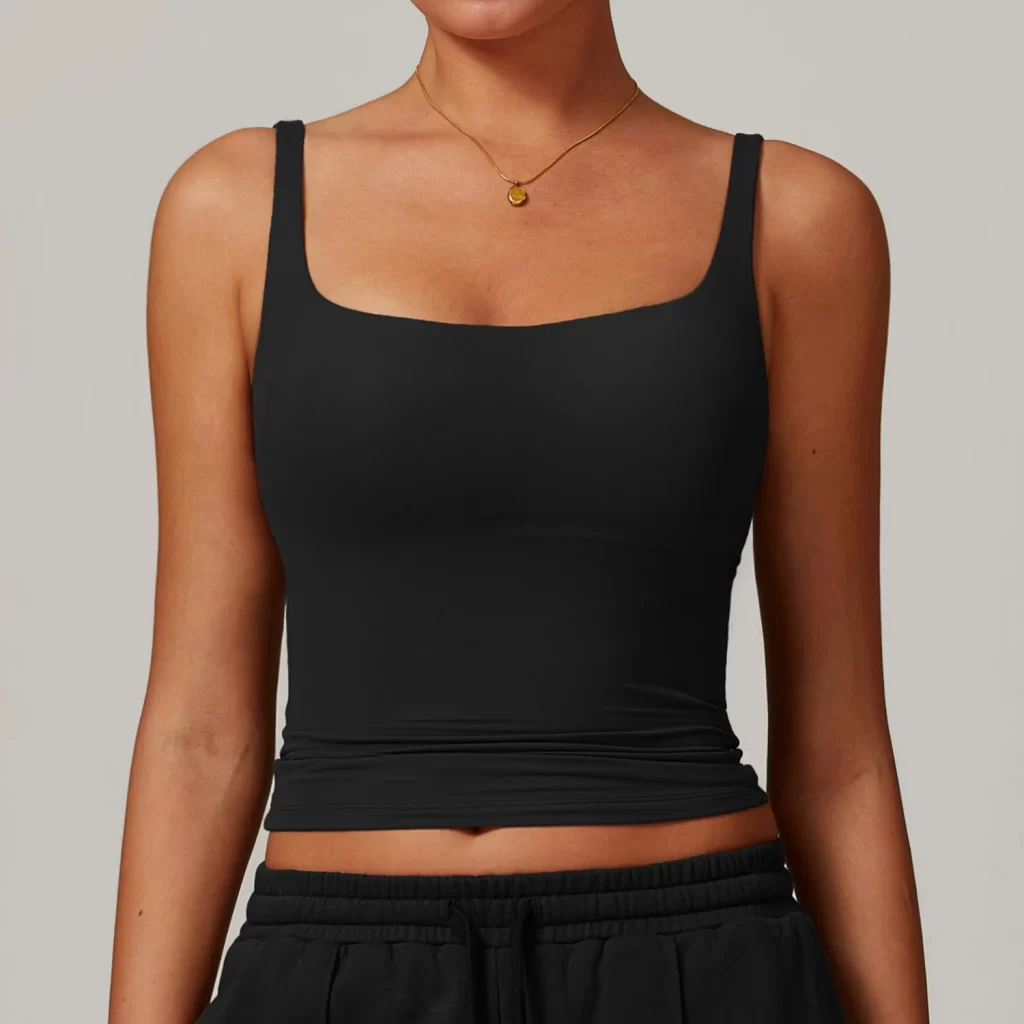 Yoga Apparel Manufacturers Women Crew Neck Tank Top