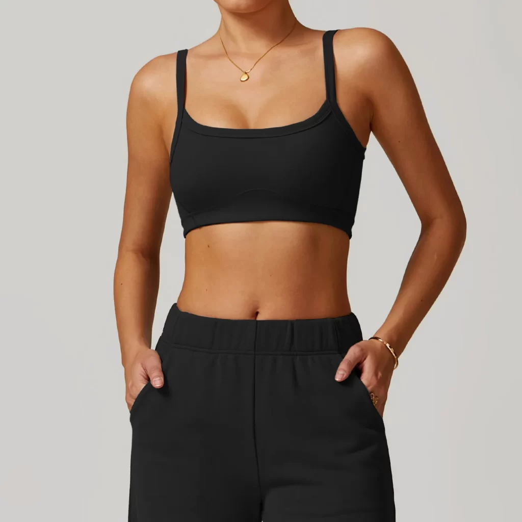 Wholesale Custom Strappy Fitness Sports Bra