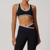Women Customized Athletic Bra Contrast Color Sports Bra