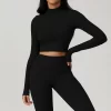 Athletic Long Sleeve Top Women Fitness Zip Up Jackets