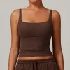 Yoga Apparel Manufacturers Women Crew Neck Tank Top china crop top cropped tank top