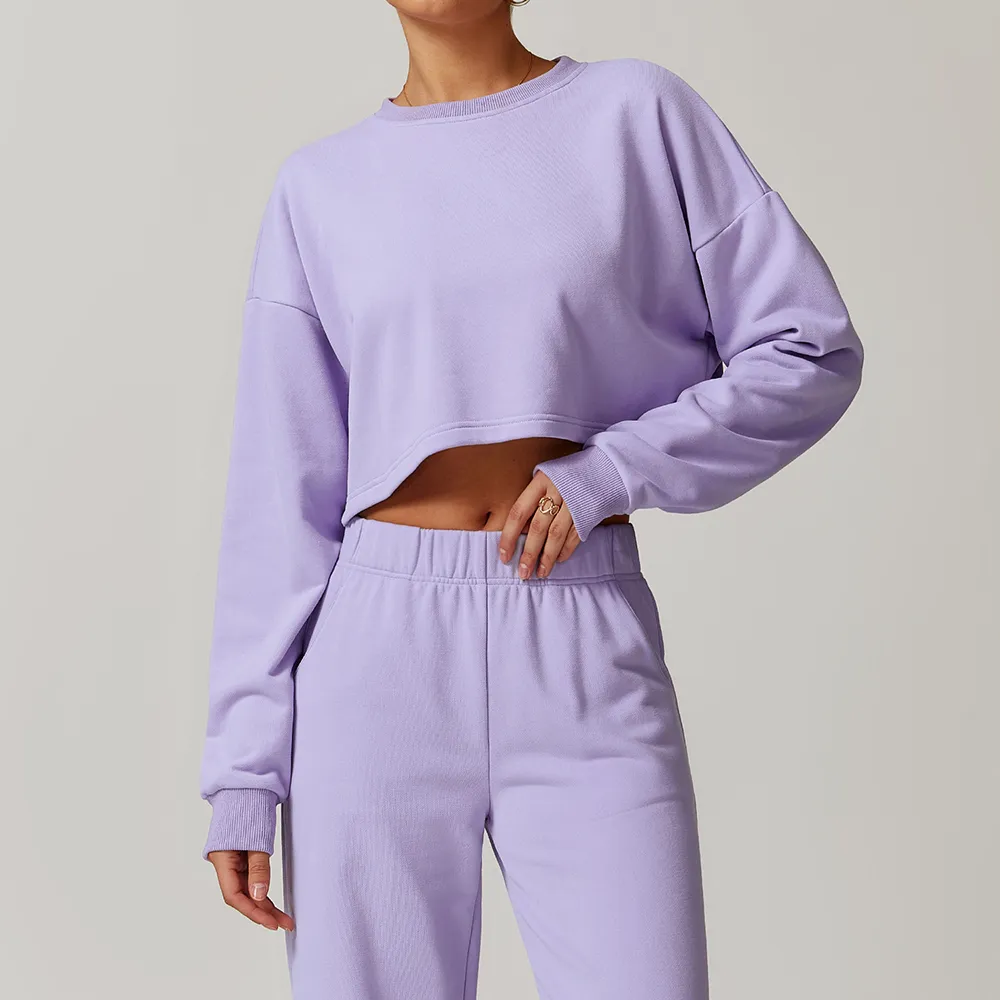 Casual Long Sleeve Shirts Hollow Back Basic Pullover Tops