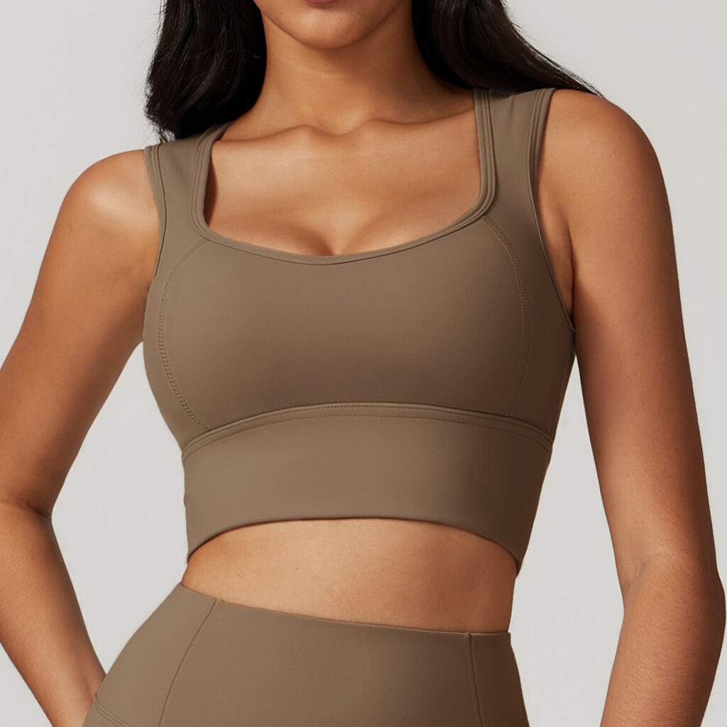 Sports Padded Crop Tank Yoga Bras Workout Fitness Top athletic apparel manufacturers yoga wear suppliers