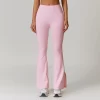 Custom Women High Waist Workout Yoga Flare Leggings wholesale womens activewear