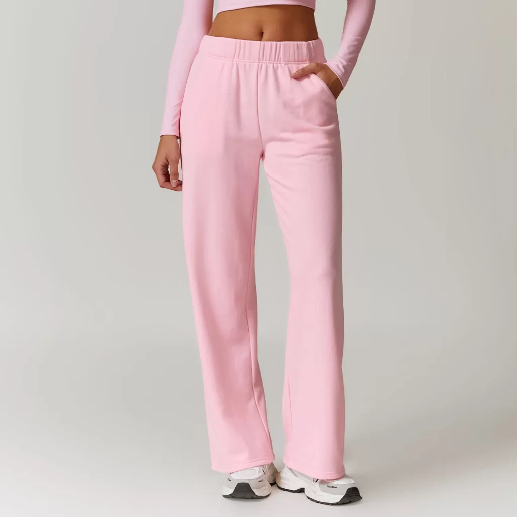 Wholesale Activewear Straight Leg Sweatpants with Pockets