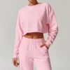 Casual Long Sleeve Shirts Hollow Back Basic Pullover Tops
