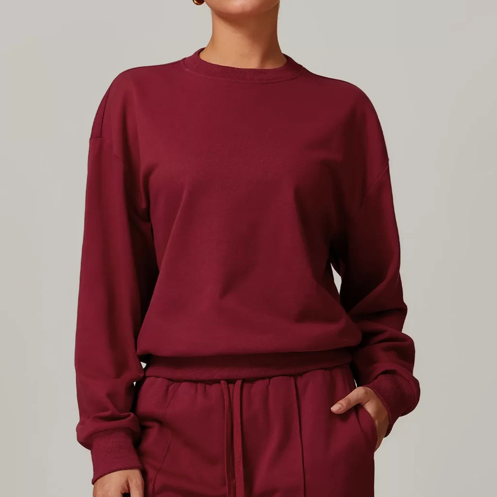 Long Sleeve Shirts Women Wholesale Crew Neck Pullover Top