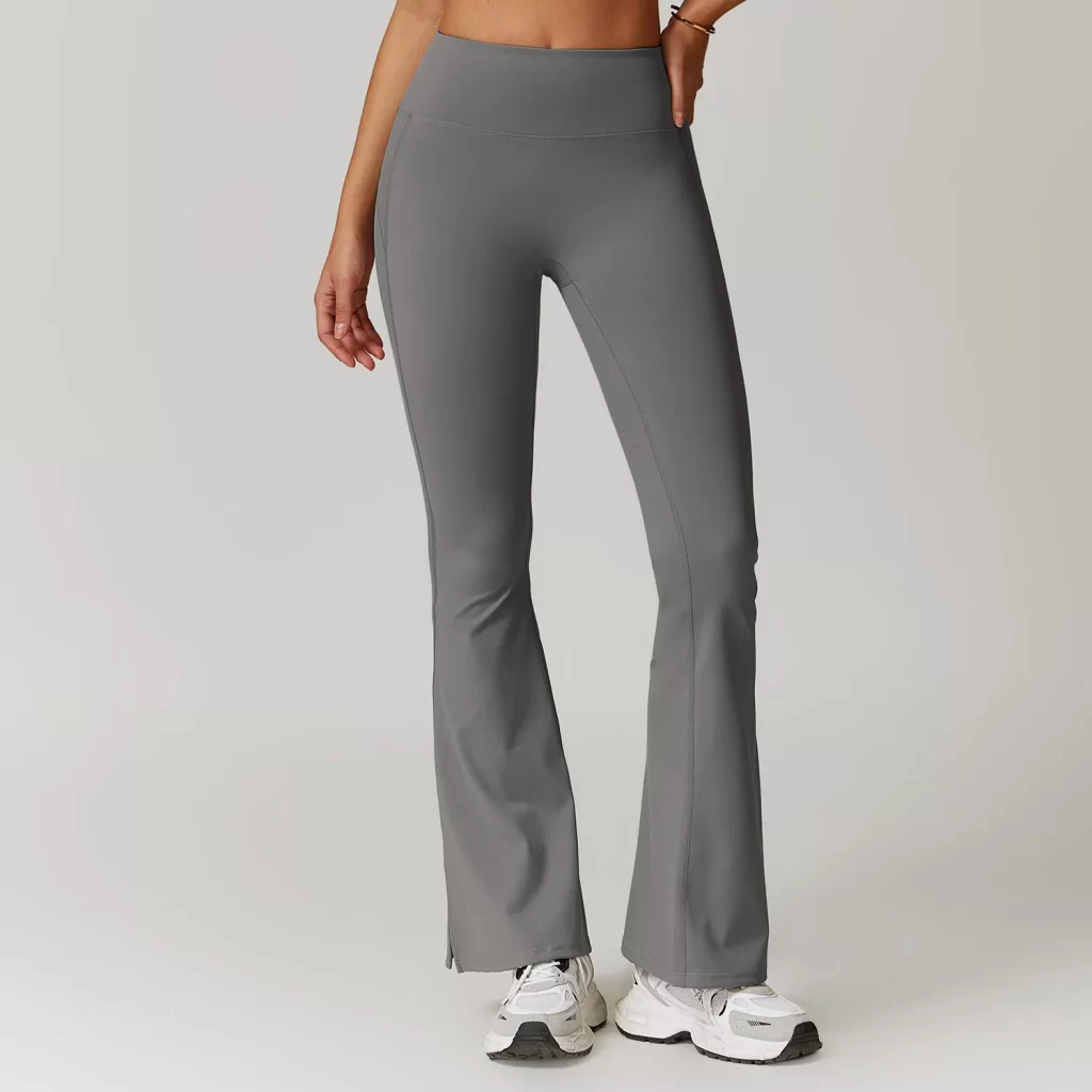 Custom Women High Waist Workout Yoga Flare Leggings wholesale womens activewear