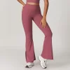 Women's Bootcut Yoga Pants Custom Gym Workout Pants fitness wholesale clothing