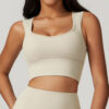 Sports Padded Crop Tank Yoga Bras Workout Fitness Top athletic apparel manufacturers yoga wear suppliers