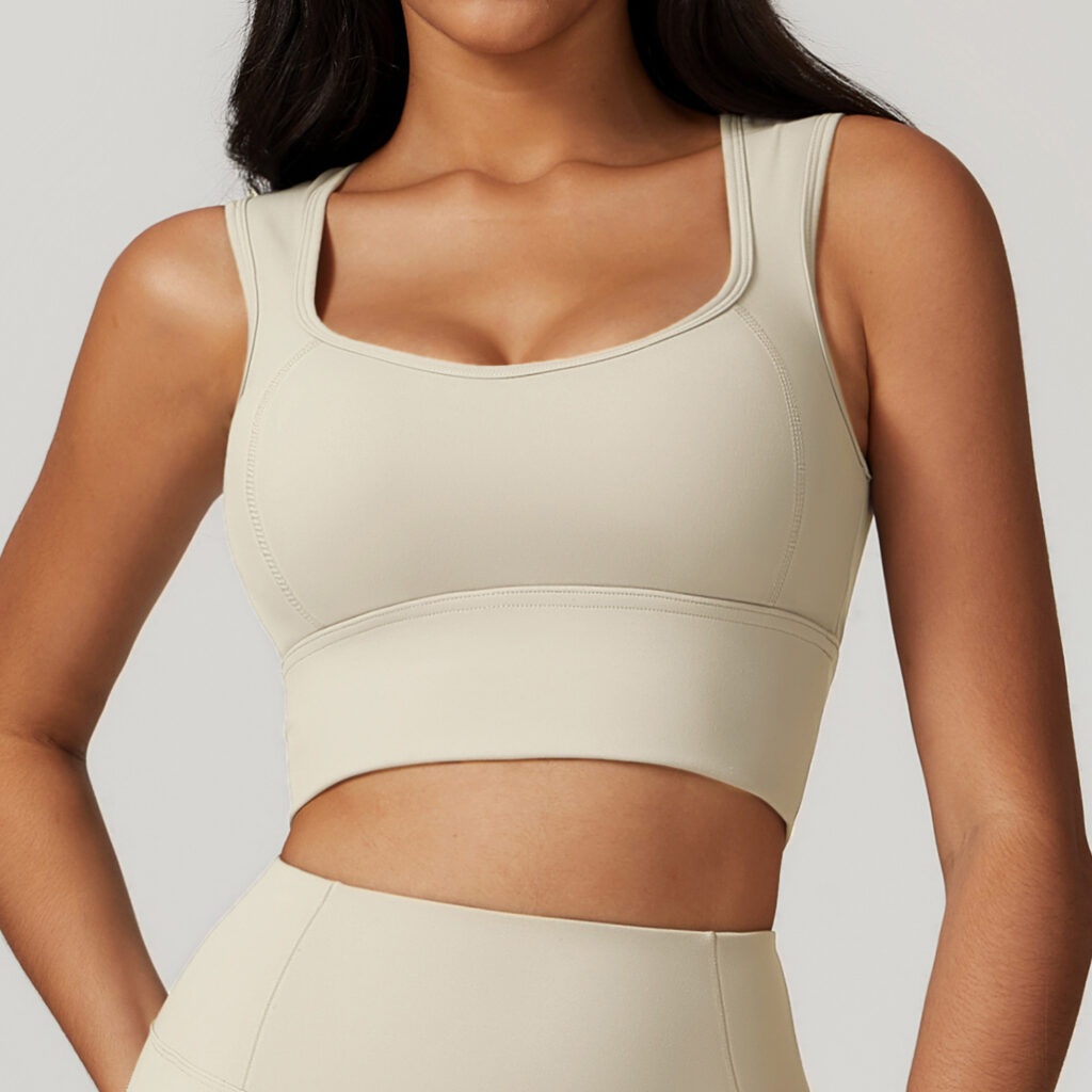 Sports Padded Crop Tank Yoga Bras Workout Fitness Top athletic apparel manufacturers yoga wear suppliers