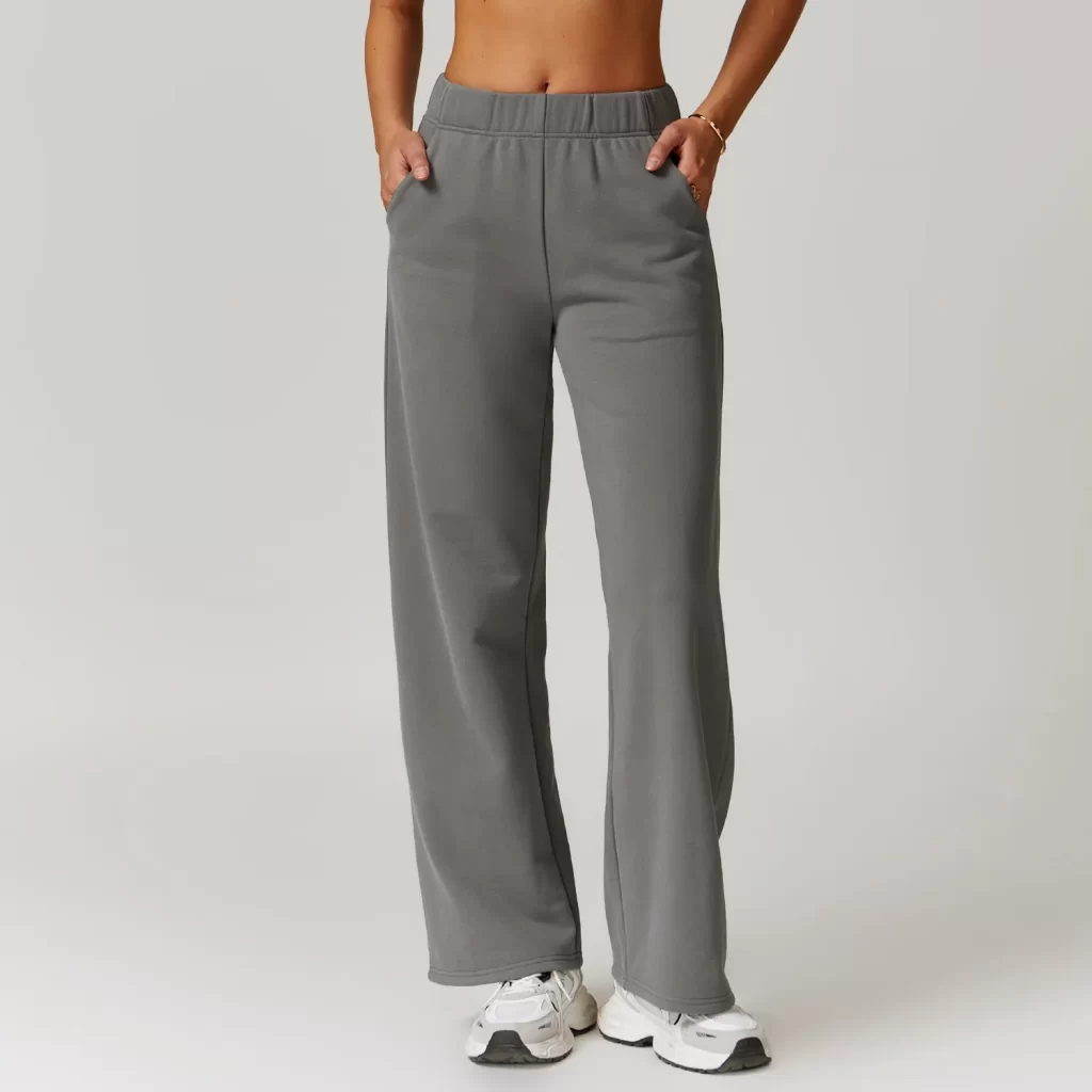 Wholesale Activewear Straight Leg Sweatpants with Pockets