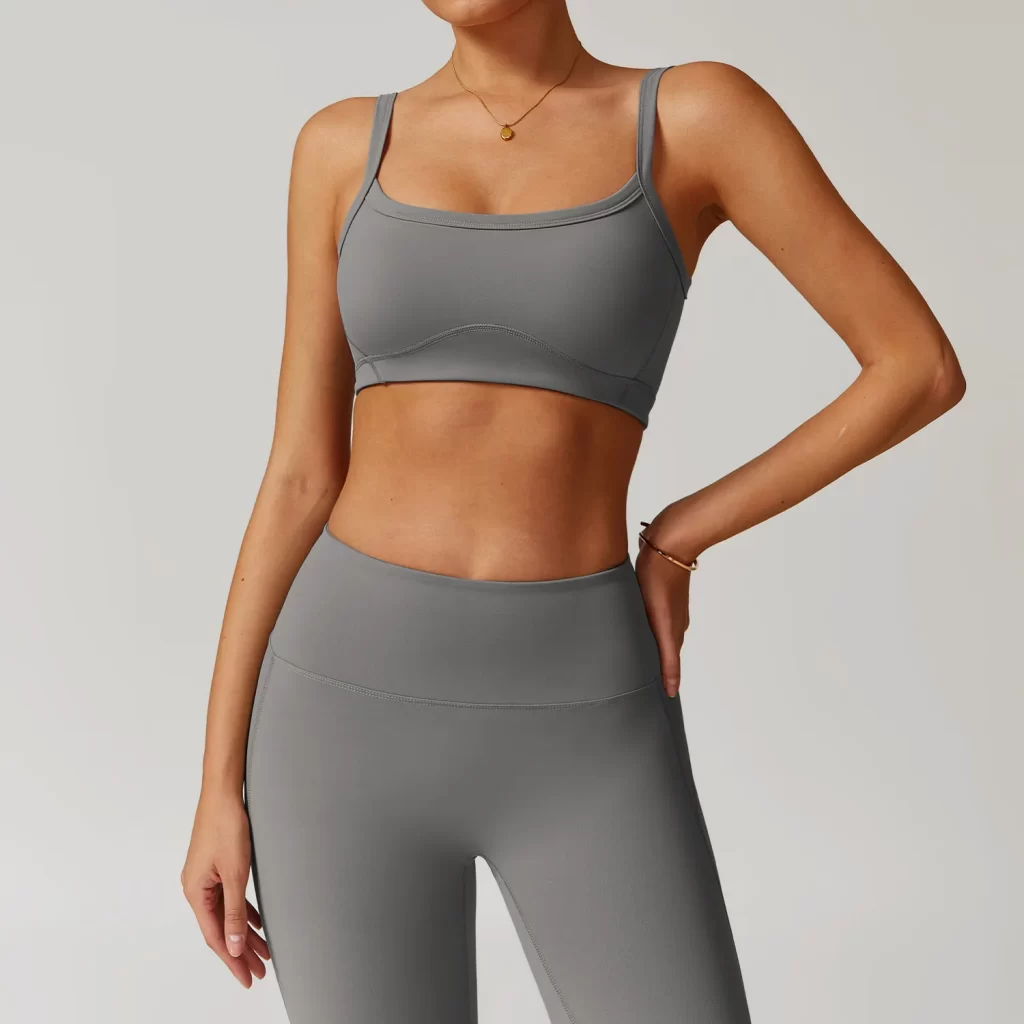 Wholesale Custom Strappy Fitness Sports Bra yoga wear suppliers