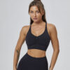 Seamless Y Racer Back Cropped Bras for Yoga Workout customized sports bras