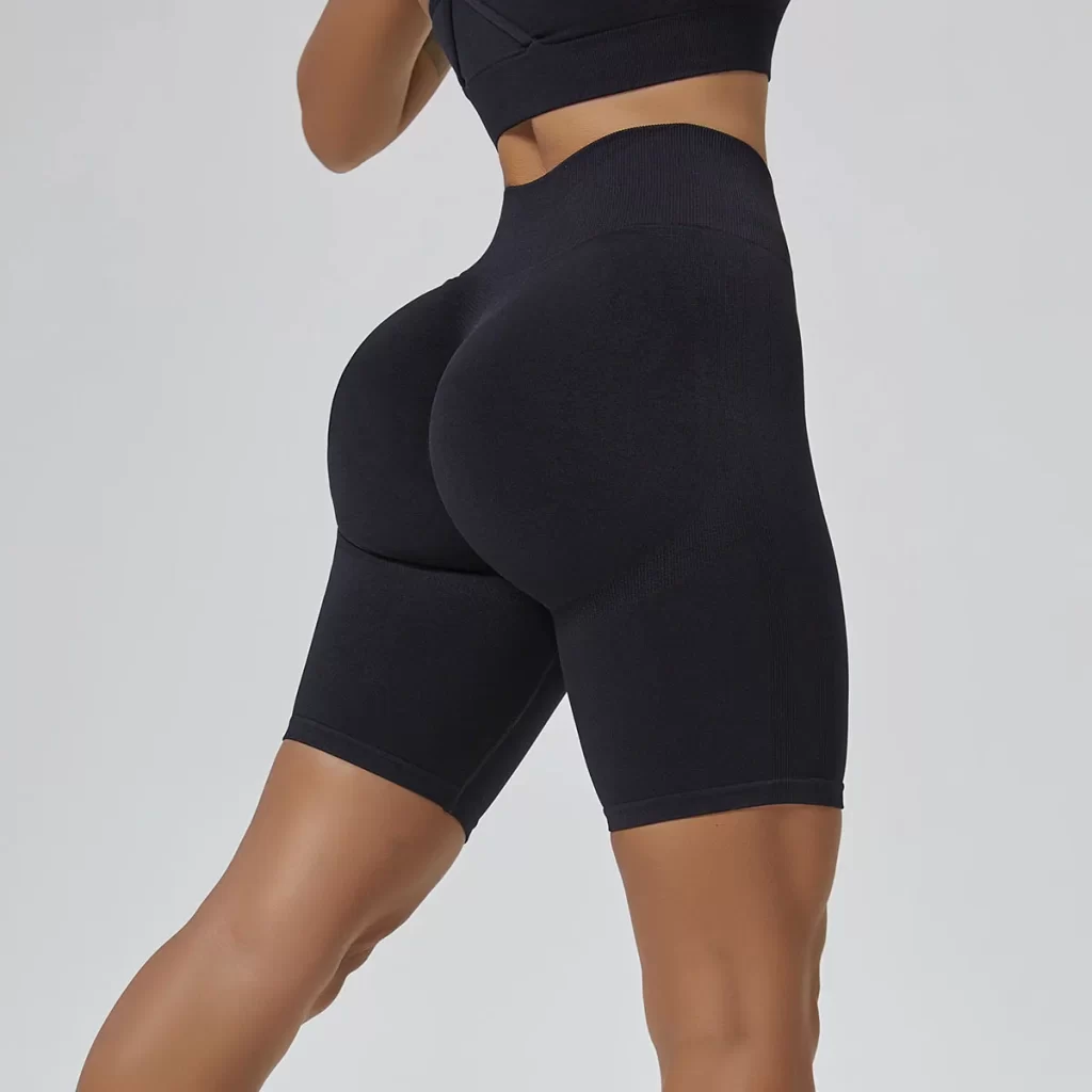 Workout Biker Shorts Seamless Tummy Control Fitness Shorts