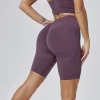 Workout Biker Shorts Seamless Tummy Control Fitness Shorts