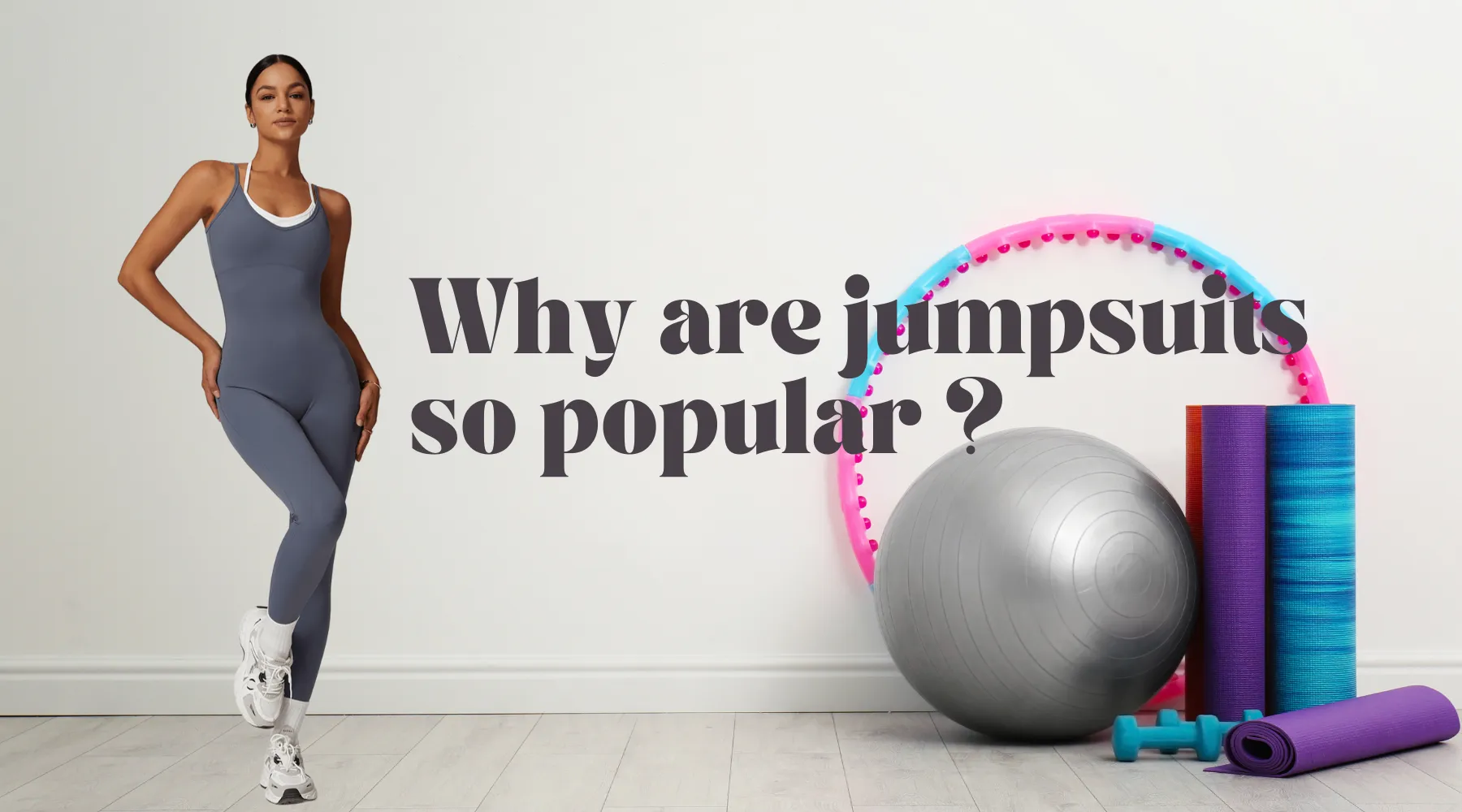 Why are jumpsuits popular among fitness enthusiasts?