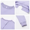 Casual Long Sleeve Shirts Hollow Back Basic Pullover Tops