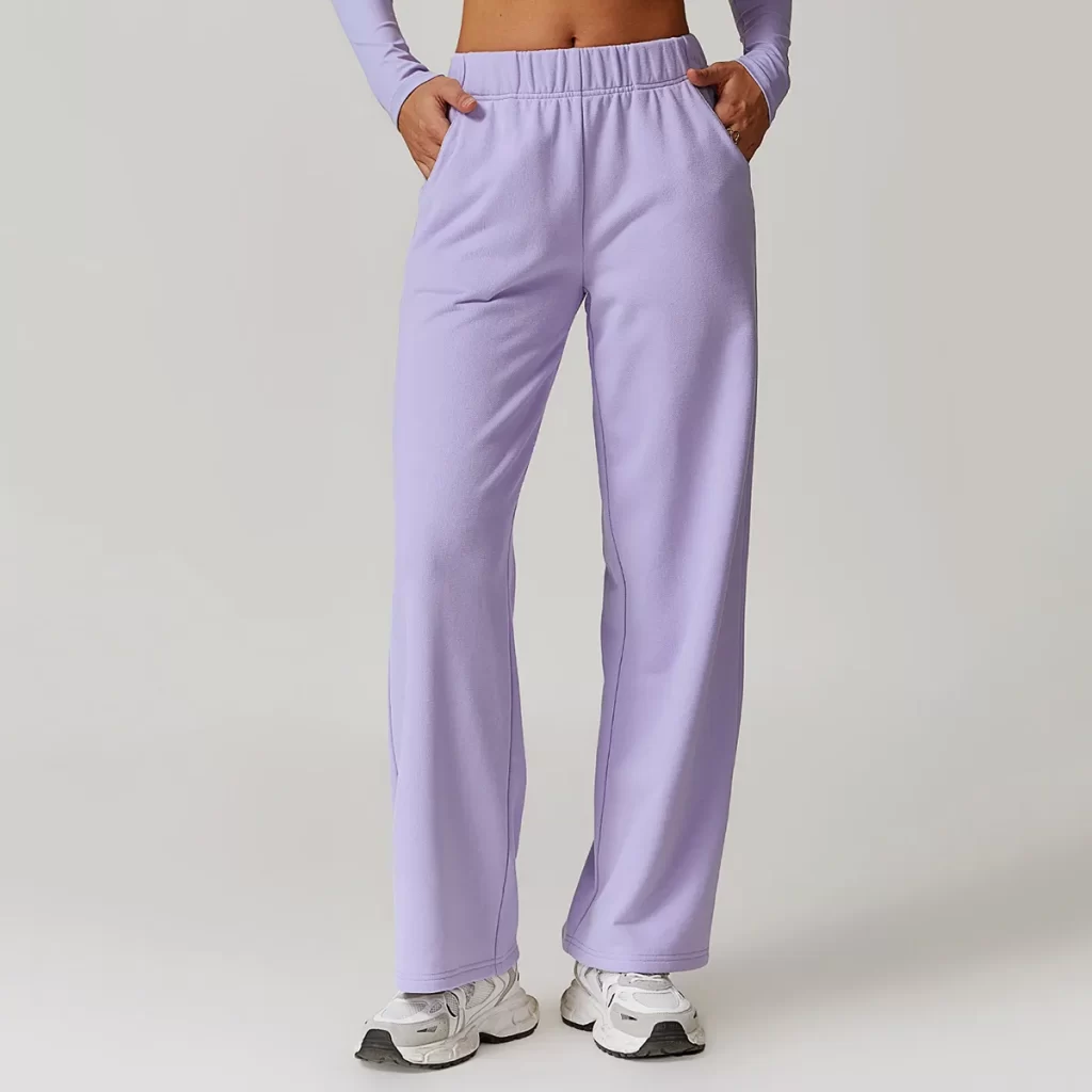 Wholesale Activewear Straight Leg Sweatpants with Pockets