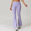 Custom Women High Waist Workout Yoga Flare Leggings wholesale womens activewear