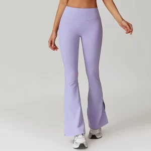 Custom Women High Waist Workout Yoga Flare Leggings wholesale womens activewear