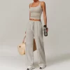 Yoga Apparel Manufacturers Women Crew Neck Tank Top china crop top cropped tank top
