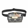 Workout Belt Bag Waterproof Clear Fanny Pack Clear Purse for Travel Workout Running Hiking