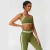 Contrasting Colors Sports Fitness Bra Spark Gym Apparel customized sports bras bra with wide straps