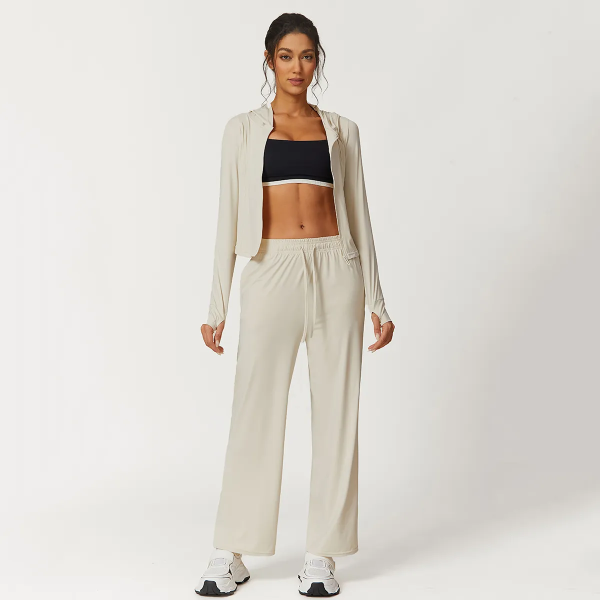 Women's Yoga Pants Custom Activewear Drawstring Trousers