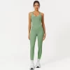 Custom Athletic Wear Women Yoga One Piece Jumpsuit
