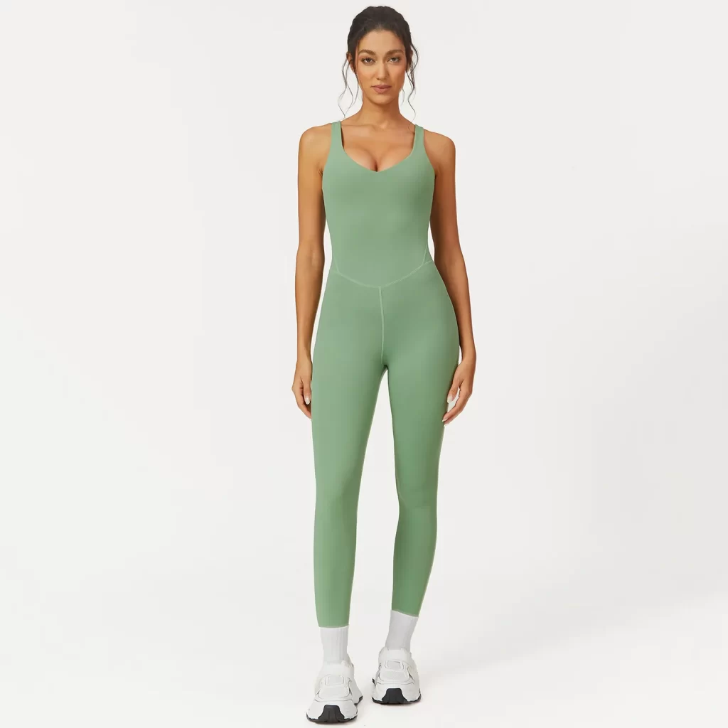 Custom Athletic Wear Women Yoga One Piece Jumpsuit