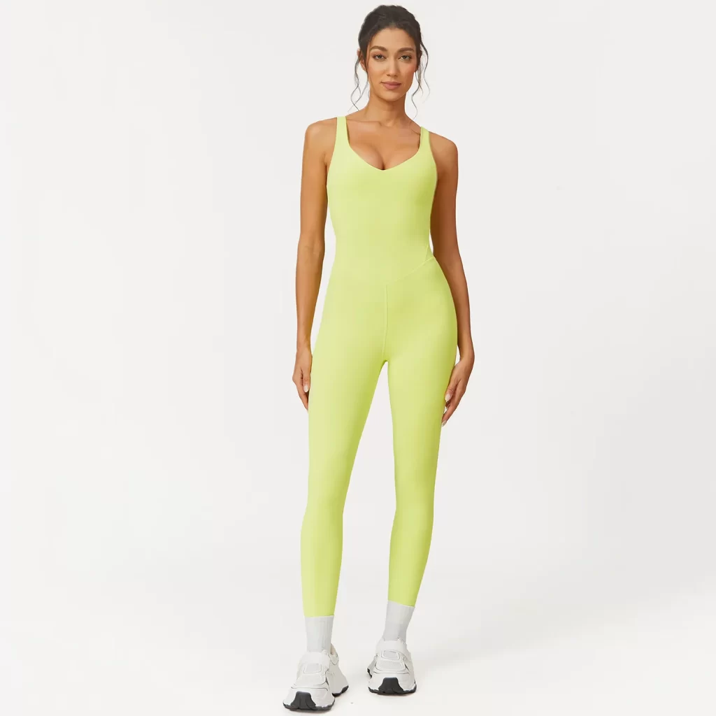 Custom Athletic Wear Women Yoga One Piece Jumpsuit
