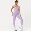 Custom Athletic Wear Women Yoga One Piece Jumpsuit