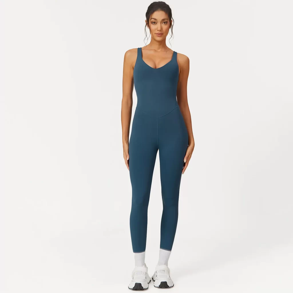 Custom Athletic Wear Women Yoga One Piece Jumpsuit