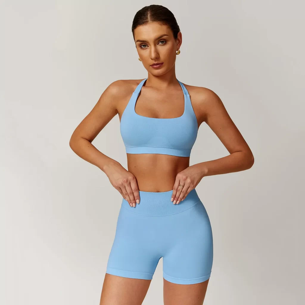 Seamless Gym Clothes Women Fitness High Waist Shorts