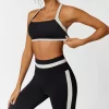 Contrasting Colors Sports Fitness Bra Spark Gym Apparel customized sports bras bra with wide straps