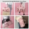 Dry-Wet Separation Large Capacity Gym Travel Duffel Bag