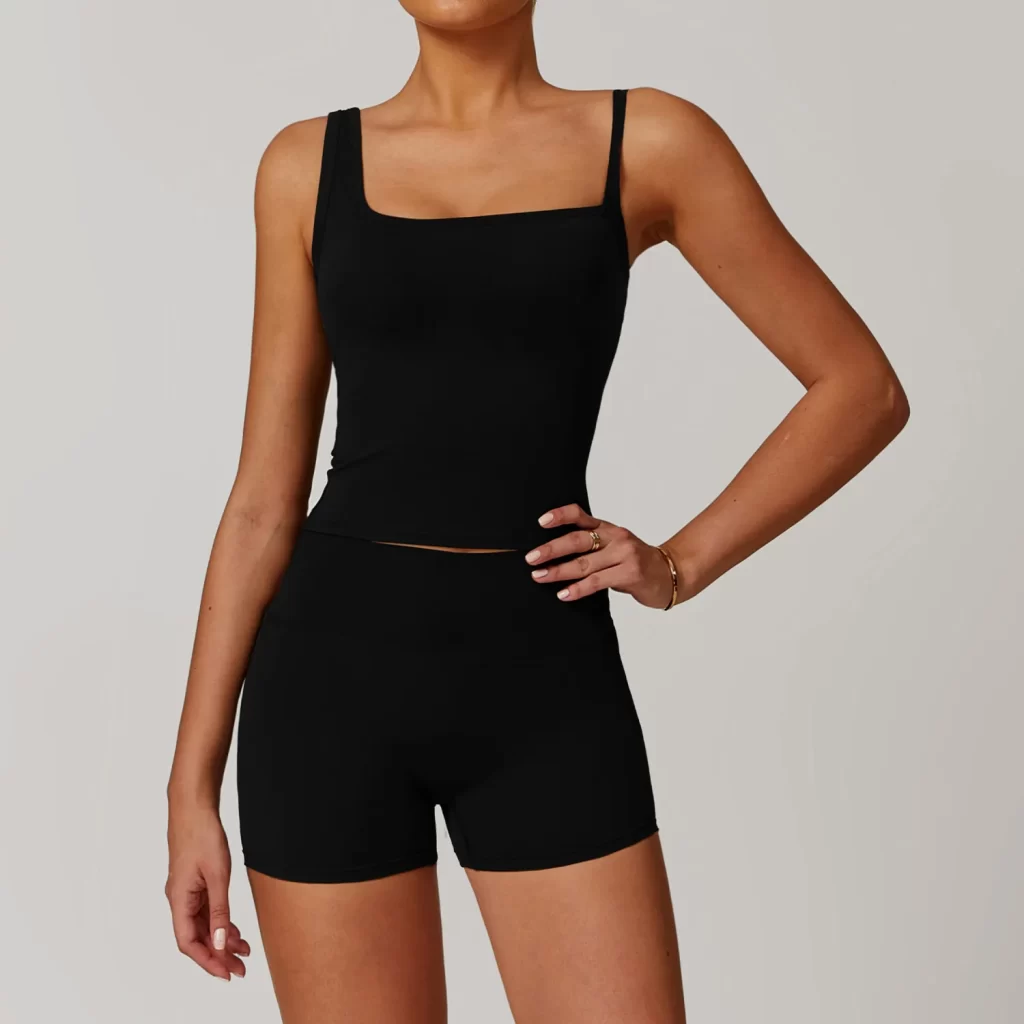 Camisole Tops with Built in Bra Workout Tank Tops for Women