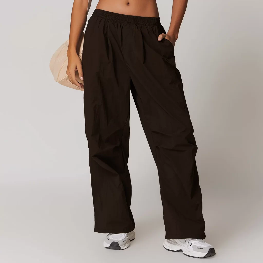 Womens Parachute Pants Lightweight Track Pants with Pockets private label women's clothing