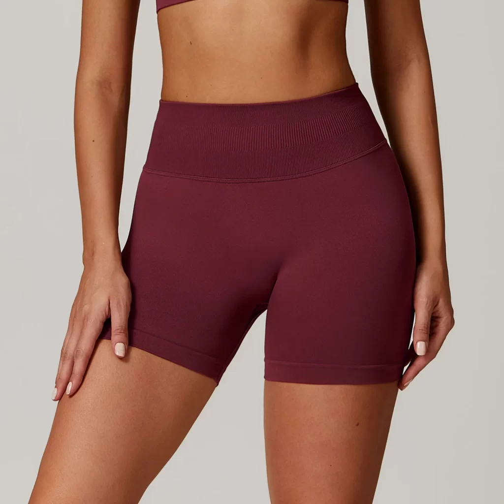 Seamless Gym Clothes Women Fitness High Waist Shorts custom shorts manufacturer