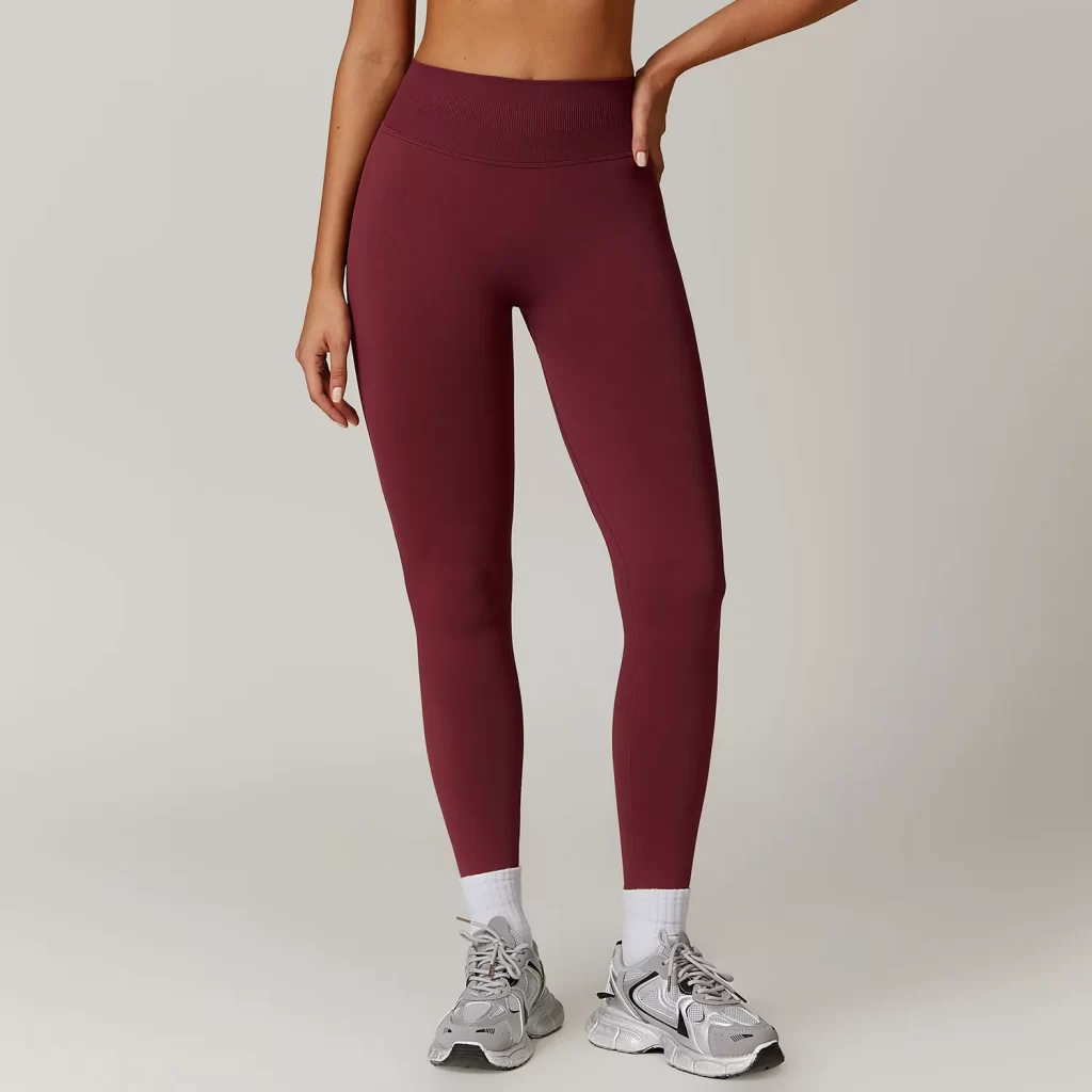 Athletic Apparel Suppliers Seamless High Waist Leggings yoga pants in colors tummy control leggings