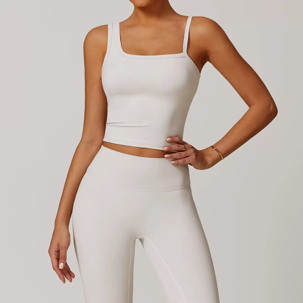 Camisole Tops with Built in Bra Workout Tank Tops for Women