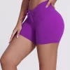 Elite Collection-V Elastic Waistband Fitness Shorts for Women Yoga Shorts Manufacturer