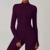 Private Label Women's Clothing Athletic Full Zip Workout Jacket